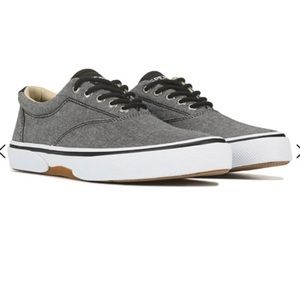 Men’s Sperry Top-Sider Memory Foam Sneakers Blue and Grat Size 9.5